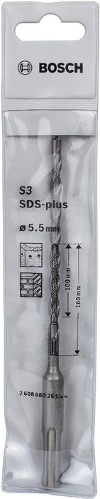 Bosch hamer burgija SDS-plus-1 5,5 x 100 x 160 mm pakovanje od 1 komada - 2608680261