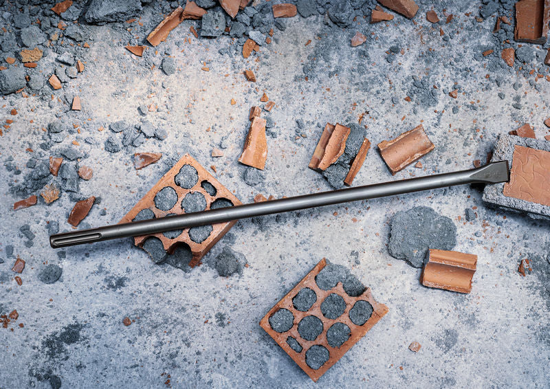 BOSCH PRO SDS max-4C pljosnato dleto, 25×400 mm, 10 kom. - SEKAČ SDS-MAX RAVNI 25x400 mm 10 kom (2608690125)-SBT Alati Beograd