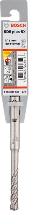 Bosch hamer burgija SDS-plus-5X 8 x 50 x 110 mm pakovanje od 1 komada - 2608833788