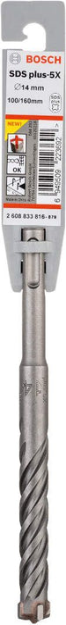 Bosch hamer burgija SDS-plus-5X 14 x 100 x 160 mm pakovanje od 1 komada - 2608833816