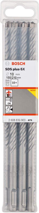 Bosch hamer burgija SDS-plus-5X 10 x 150 x 210 mm pakovanje od 10 komada - 2608833903