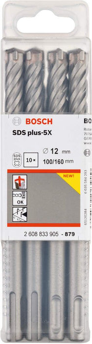 Bosch hamer burgija SDS-plus-5X 12 x 100 x 160 mm pakovanje od 10 komada - 2608833905