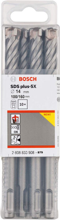 Bosch hamer burgija SDS-plus-5X 14 x 100 x 160 mm pakovanje od 10 komada - 2608833908