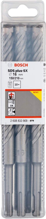 Bosch hamer burgija SDS-plus-5X 16 x 150 x 210 mm pakovanje od 10 komada - 2608833909