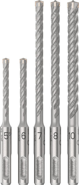 BOSCH PRO SDS plus-5X set burgija za udarne bušilice, 5.5/6/7/8/10 mm, 5 kom. - Burgija čekić SDS-plus (2608837138)-SBT Alati Beograd