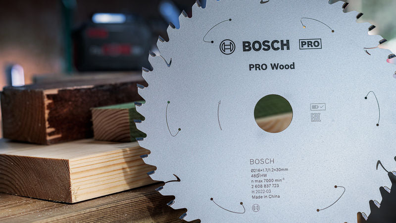 BOSCH PRO Wood list akumulatorske kružne testere, 254×2,2×30 mm, T48 - Standard for Wood 254X2.2/1.6X30 T48 (2608842239)-SBT Alati Beograd
