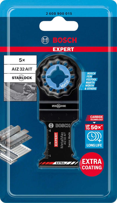 Bosch EXPERT MetalMax AIZ 32 AIT list testere za multifunkcionalne alate od 40 x 32 mm, 5 delova - 2608900015