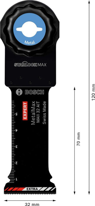 Bosch EXPERT MetalMax MAII 32 AIT list testere za multifunkcionalne alate od 70 x 32 mm, 10 delova - 2608900023