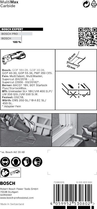 Bosch EXPERT MultiMax PAIZ 32 APIT list testere za multifunkcionalne alate od 32 mm - 2608900028