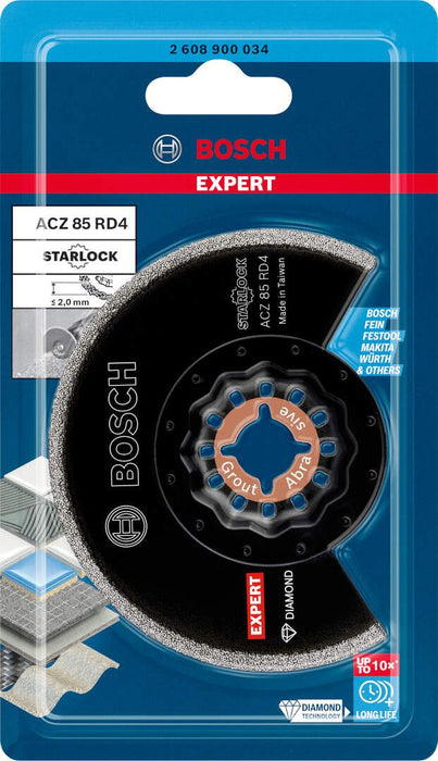 Bosch EXPERT Grout Segment Blade ACZ 85 RD4 list testere za multifunkcionalne alate od 85 mm - 2608900034