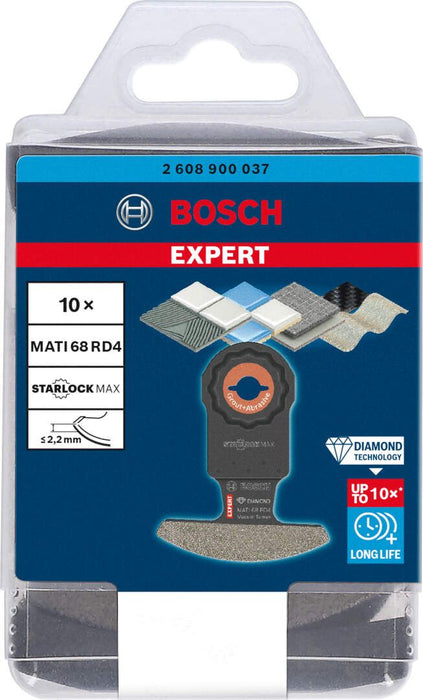 Bosch EXPERT Corner Blade MATI 68 RD4 list testere za multifunkcionalne alate od 68 x 30 mm, 10 delova - 2608900037