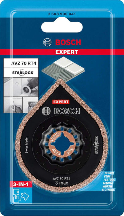 Bosch EXPERT 3 max AVZ 70 RT4 ploča za fugovanje za multifunkcionalne alate od 70 mm - 2608900041