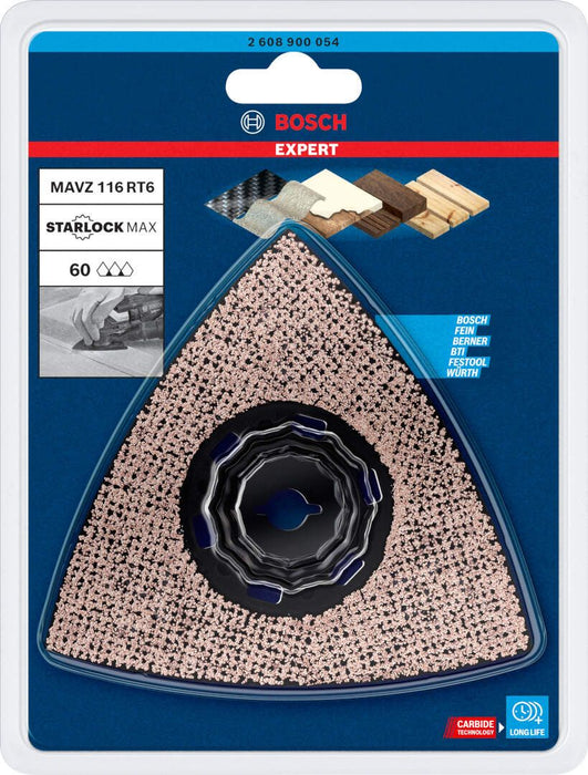 Bosch EXPERT Sanding Plate MAVZ 116 RT6 list testere za višenamenske alate od 116 mm - 2608900054