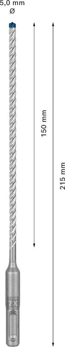 Bosch EXPERT SDS plus-7X burgija za udarne bušilice od 5x150x215 mm - 2608900061