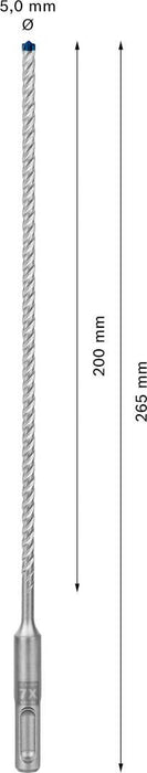 Bosch EXPERT SDS plus-7X burgija za udarne bušilice od 5 x 200 x 265 mm - 2608900062