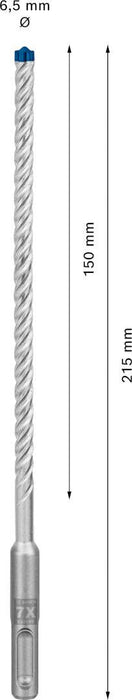 Bosch EXPERT SDS plus-7X burgija za udarne bušilice od 6,5 x 150 x 215 mm - 2608900079