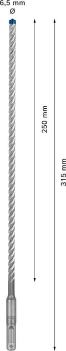 Bosch EXPERT SDS plus-7X burgija za udarne bušilice od 6,5 x 250 x 315 mm - 2608900081