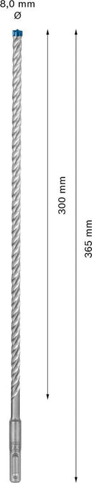 Bosch EXPERT SDS plus-7X burgija za udarne bušilice od 8 x 300 x 365 mm - 2608900092