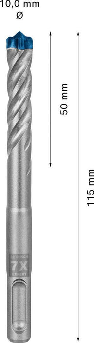 Bosch EXPERT SDS plus-7X burgija za udarne bušilice od 10x50x115 mm - 2608900096