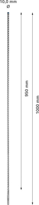 Bosch EXPERT SDS plus-7X burgija za udarne bušilice od 10x950x1000 mm - 2608900104