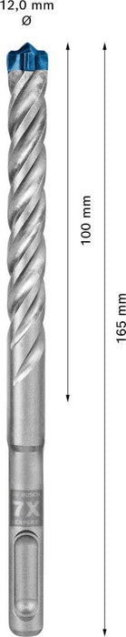 Bosch EXPERT SDS plus-7X burgija za udarne bušilice od 12x100x165 mm - 2608900108