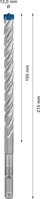 Bosch EXPERT SDS plus-7X burgija za udarne bušilice od 12x150x215 mm - 2608900109