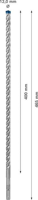 Bosch EXPERT SDS plus-7X burgija za udarne bušilice od 12 x 400 x 465 mm - 2608900113