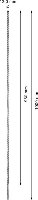 Bosch EXPERT SDS plus-7X burgija za udarne bušilice od 12 x 950 x 1000 mm - 2608900115
