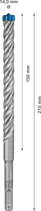 Bosch EXPERT SDS plus-7X burgija za udarne bušilice od 14x150x215 mm - 2608900120