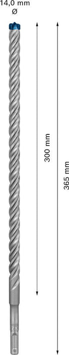 Bosch EXPERT SDS plus-7X burgija za udarne bušilice od 14x300x365 mm - 2608900123