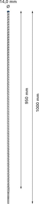 Bosch EXPERT SDS plus-7X burgija za udarne bušilice od 14x950x1000 mm - 2608900126