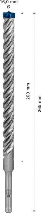 Bosch EXPERT SDS plus-7X burgija za udarne bušilice od 16 x 200 x 265 mm - 2608900131