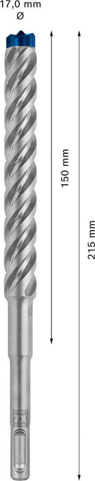Bosch EXPERT SDS plus-7X burgija za udarne bušilice od 17 x 150 x 215 mm - 2608900136