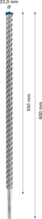 Bosch EXPERT SDS plus-7X burgija za udarne bušilice od 22 x 550 x 600 mm - 2608900148