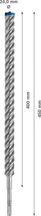 Bosch EXPERT SDS plus-7X burgija za udarne bušilice od 24 x 400 x 450 mm - 2608900150