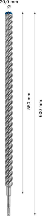 Bosch EXPERT SDS plus-7X burgija za udarne bušilice od 25 x 550 x 600 mm - 2608900152