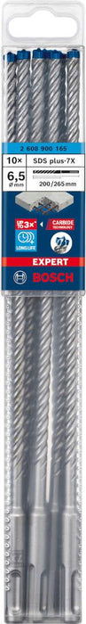 Bosch EXPERT SDS plus-7X burgija za udarne bušilice od 6,5 x 200 x 265 mm, 10 delova - 2608900165