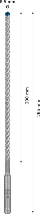 Bosch EXPERT SDS plus-7X burgija za udarne bušilice od 6,5 x 200 x 265 mm, 10 delova - 2608900165