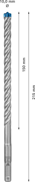 Bosch EXPERT SDS plus-7X burgija za udarne bušilice od 10 x 150 x 215 mm, 10 delova - 2608900171