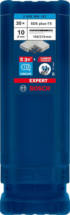 Bosch EXPERT SDS plus-7X burgija za udarne bušilice od 10 x 150 x 215 mm, 30 delova - 2608900187