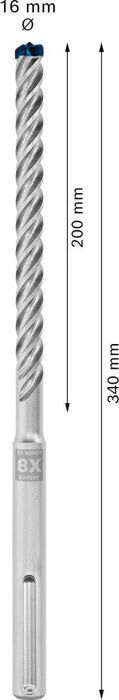 Bosch EXPERT SDS max-8X burgija za udarne bušilice od 16x200x340 mm - 2608900214