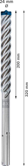 Bosch EXPERT SDS max-8X burgija za udarne bušilice od 24 x 200 x 320 mm - 2608900238