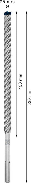 Bosch EXPERT SDS max-8X burgija za udarne bušilice od 25 x 400 x 520 mm - 2608900241