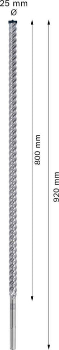 Bosch EXPERT SDS max-8X burgija za udarne bušilice od 25 x 800 x 920 mm - 2608900243