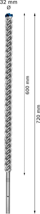 Bosch EXPERT SDS max-8X burgija za udarne bušilice od 32x600x720 mm - 2608900256