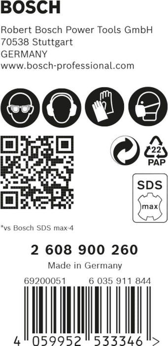 Bosch EXPERT SDS max-8X burgija za udarne bušilice od 12 x 200 x 340 mm, 5 delova - 2608900260