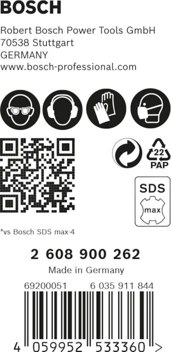 Bosch EXPERT SDS max-8X burgija za udarne bušilice od 16x400x540 mm, 5 delova - 2608900262