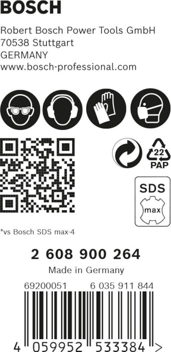 Bosch EXPERT SDS max-8X burgija za udarne bušilice od 18x400x540 mm, 5 delova - 2608900264