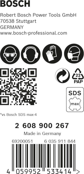 Bosch EXPERT SDS max-8X burgija za udarne bušilice od 22x400x520 mm, 5 delova - 2608900267