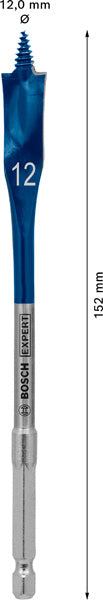 BOSCH EXPERT Self Cut Speed pljosnata burgija od 12 x 152 mm - Burgija glodalica Expert SelfCut Speed (2608900312)-SBT Alati Beograd